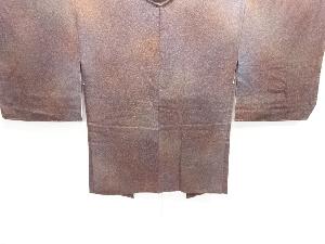 未使用品　縮緬地のり散らし模様暈し羽織